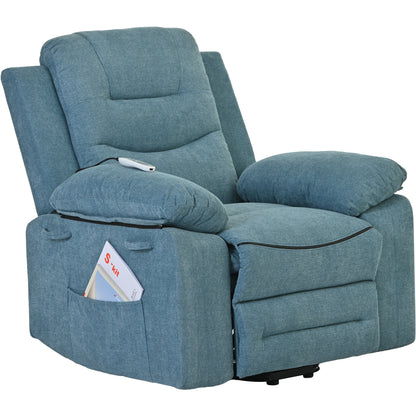 Celestial Power Lift Massage Recline Chair - Blue