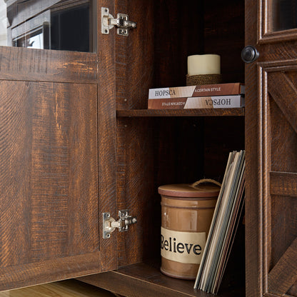 Rosa Farmhouse Sideboard Buffet - Espresso
