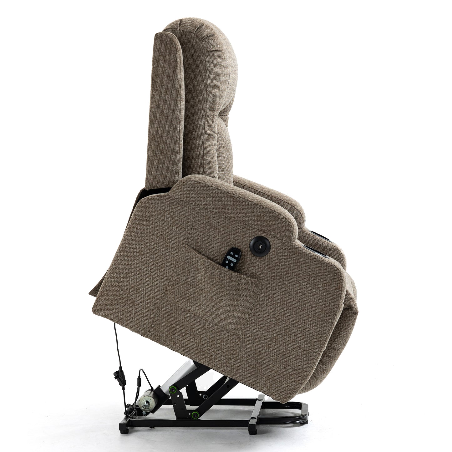 Logan Power Lift Recliner - Brown