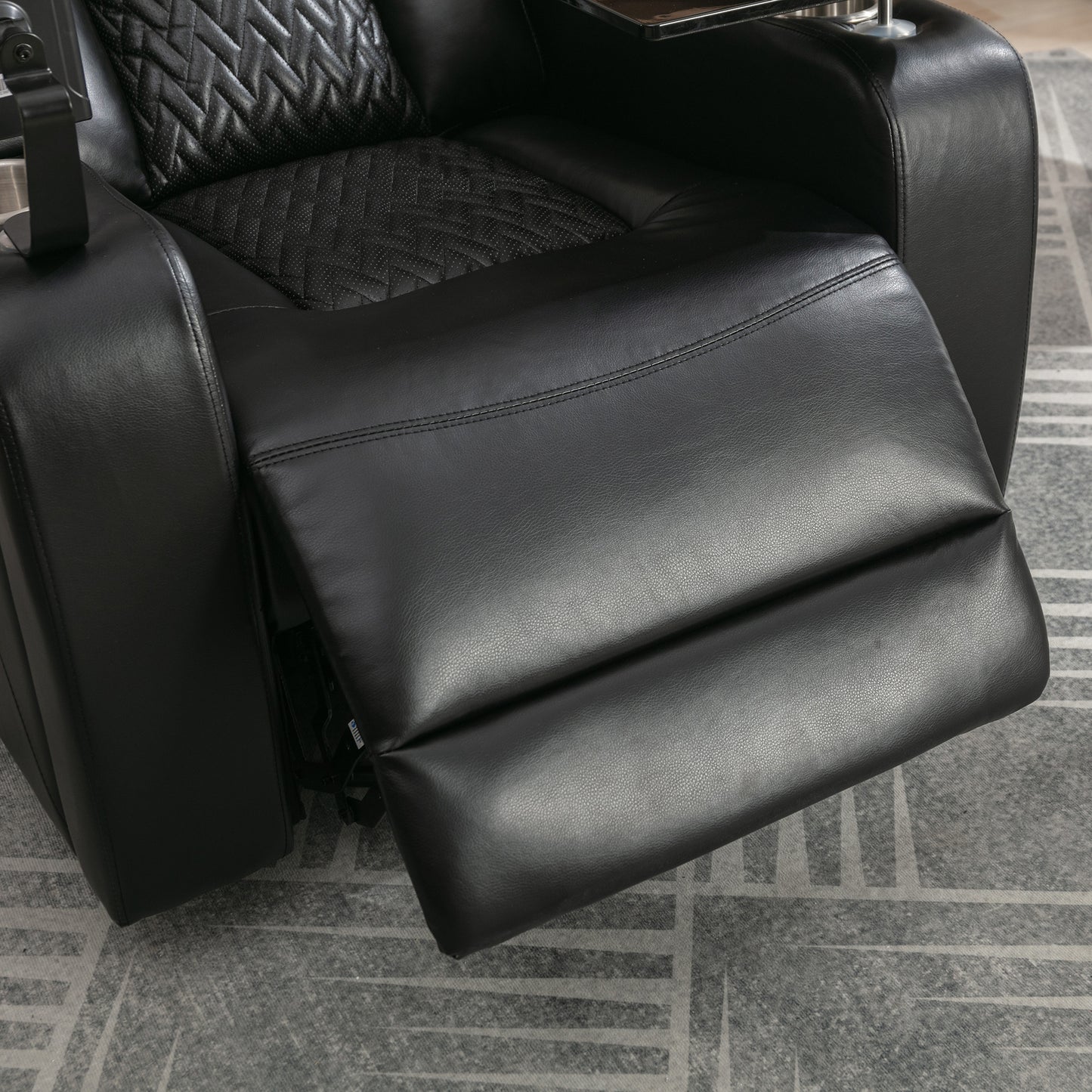 Comfort Max 270 Degree Swivel Power Recliner - Black