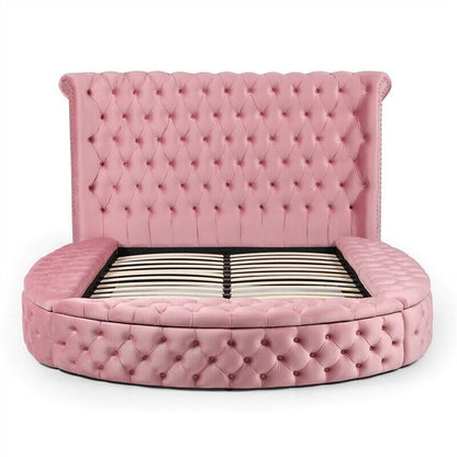 Go Green Woods Elizabeth Velvet Queen Bed