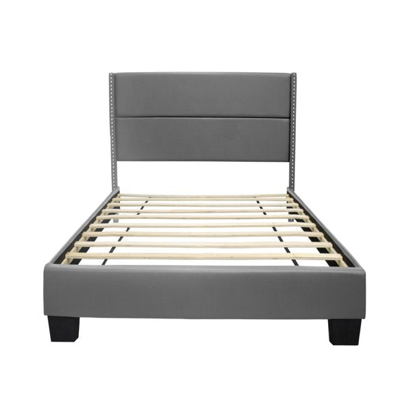 Go Green Woods Giulia Faux Leather Upholstered Twin Platform Bed