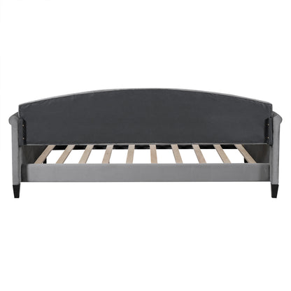 AF Luxury Tufted Button Full Size Daybed - Gray