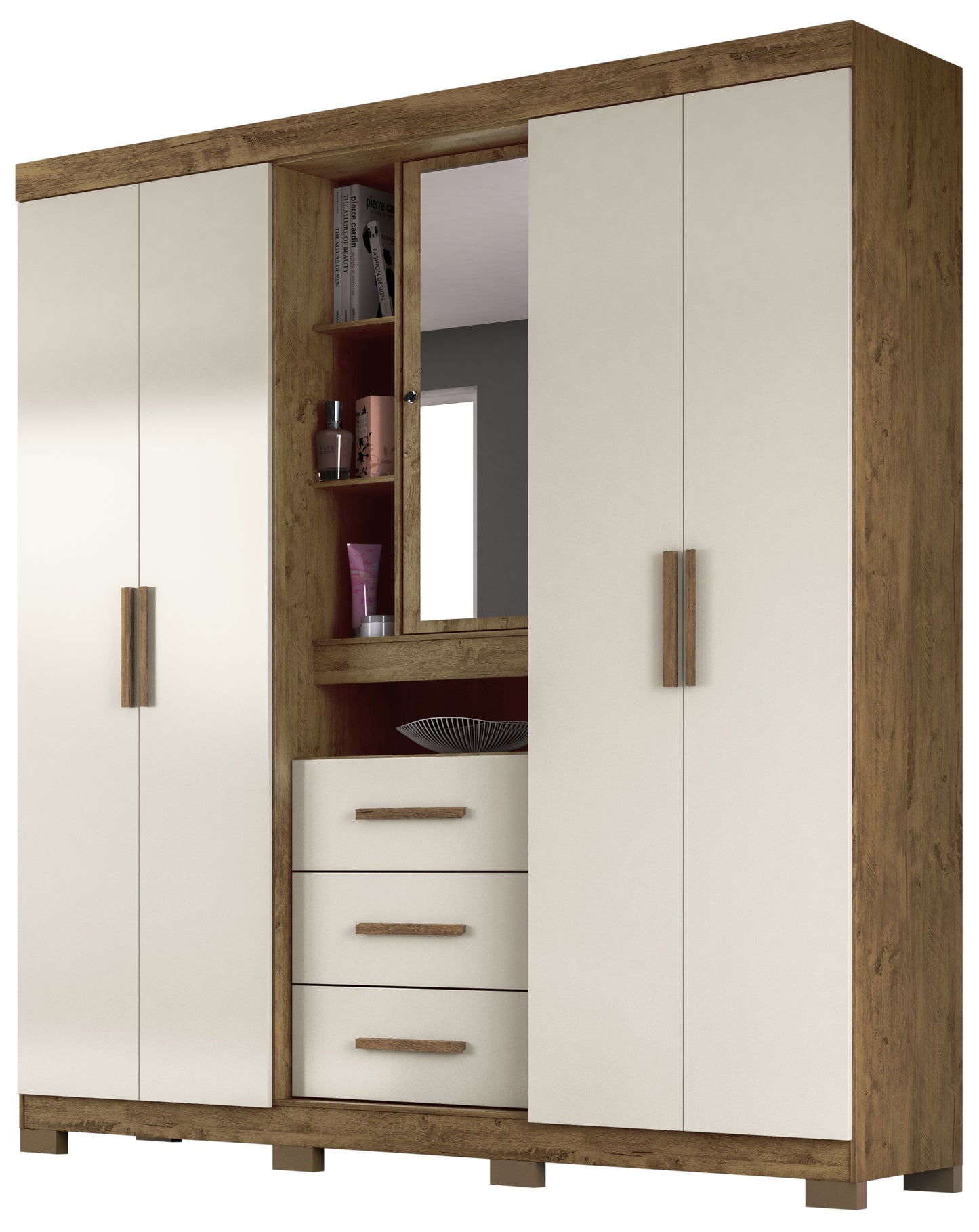 Wardrobe Eldorado - Brown/Off White
