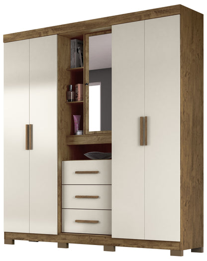 Wardrobe Eldorado - Brown/Off White