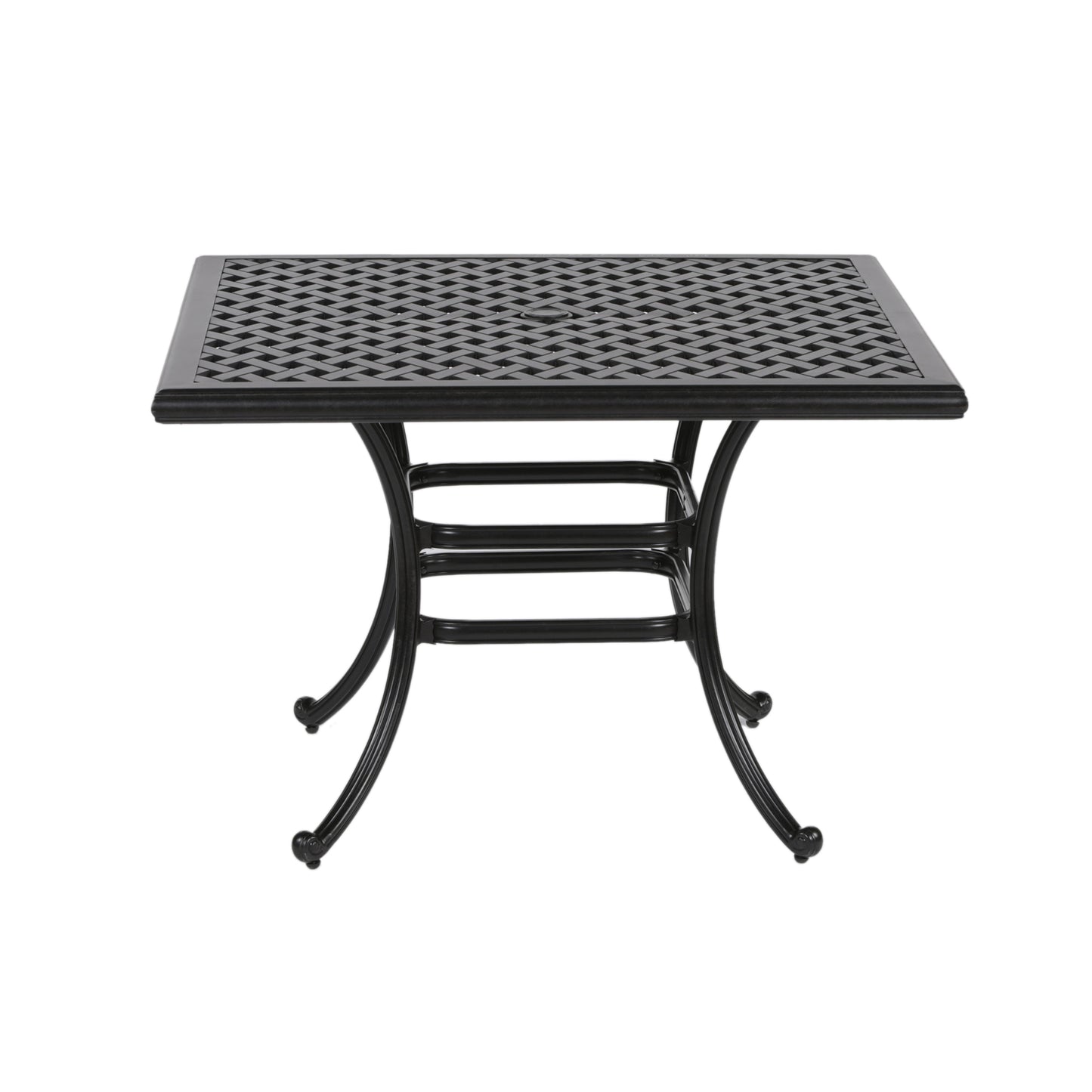 Brena Patio Square Dining Table - Antique Bronze