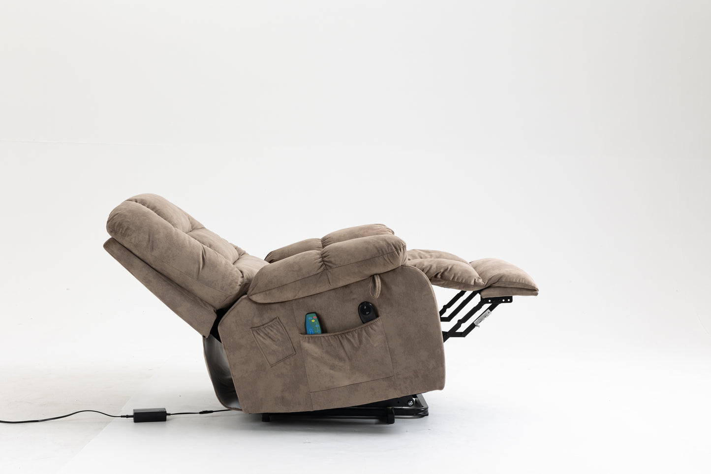 Kiara Recliners Lift Chair - Beige+Brown