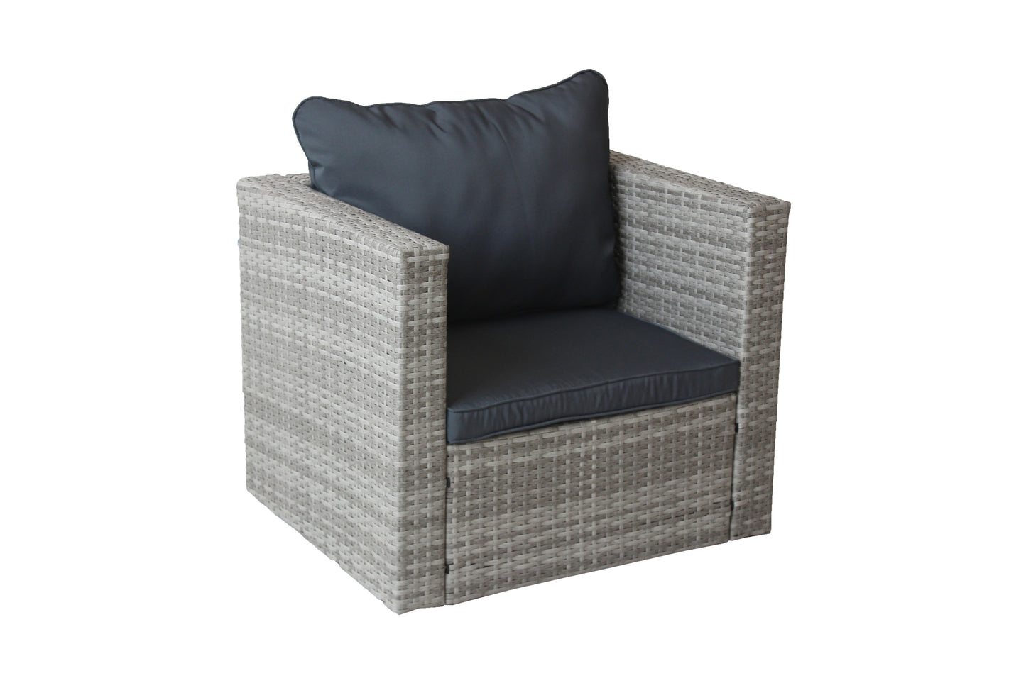 Durham 4 Pc Outdoor Patio Sectional Sofa Set - Gray
