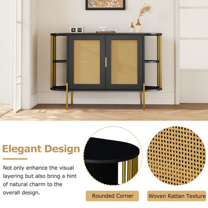 Amari 2- Rattan Door - Black