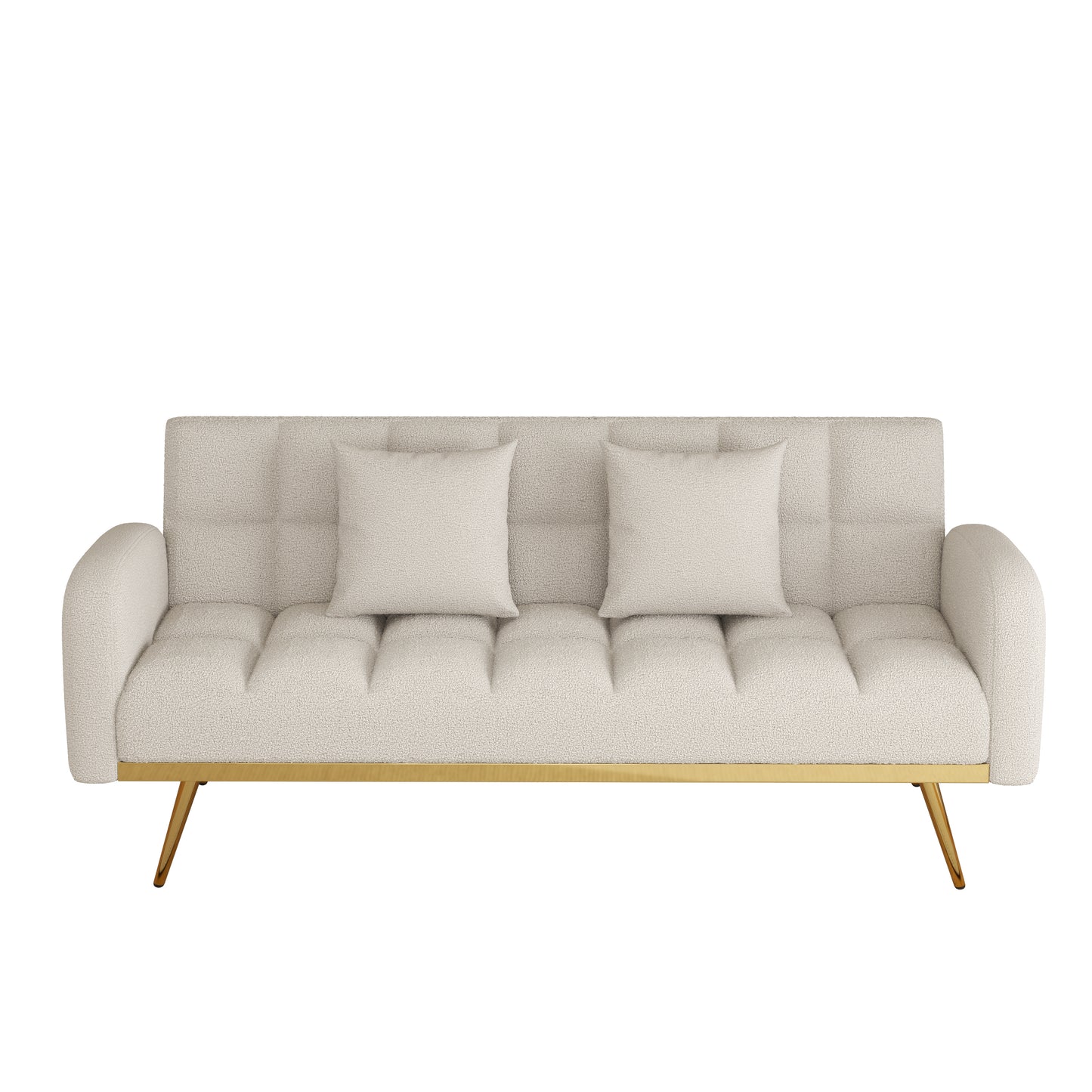 Sonic Convertible Sofa Bed- Beige