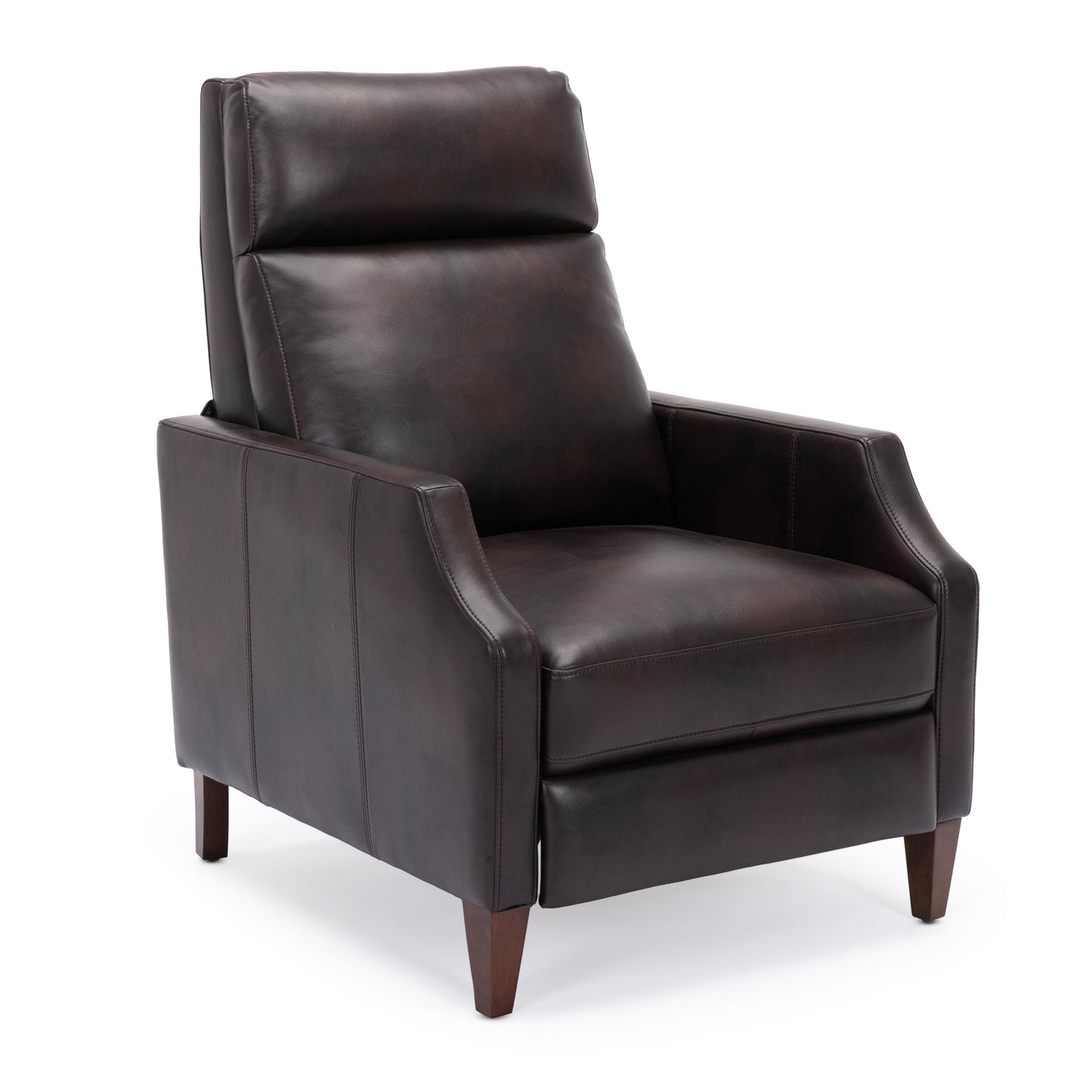 Biscoe Push Back Recliner - Brown