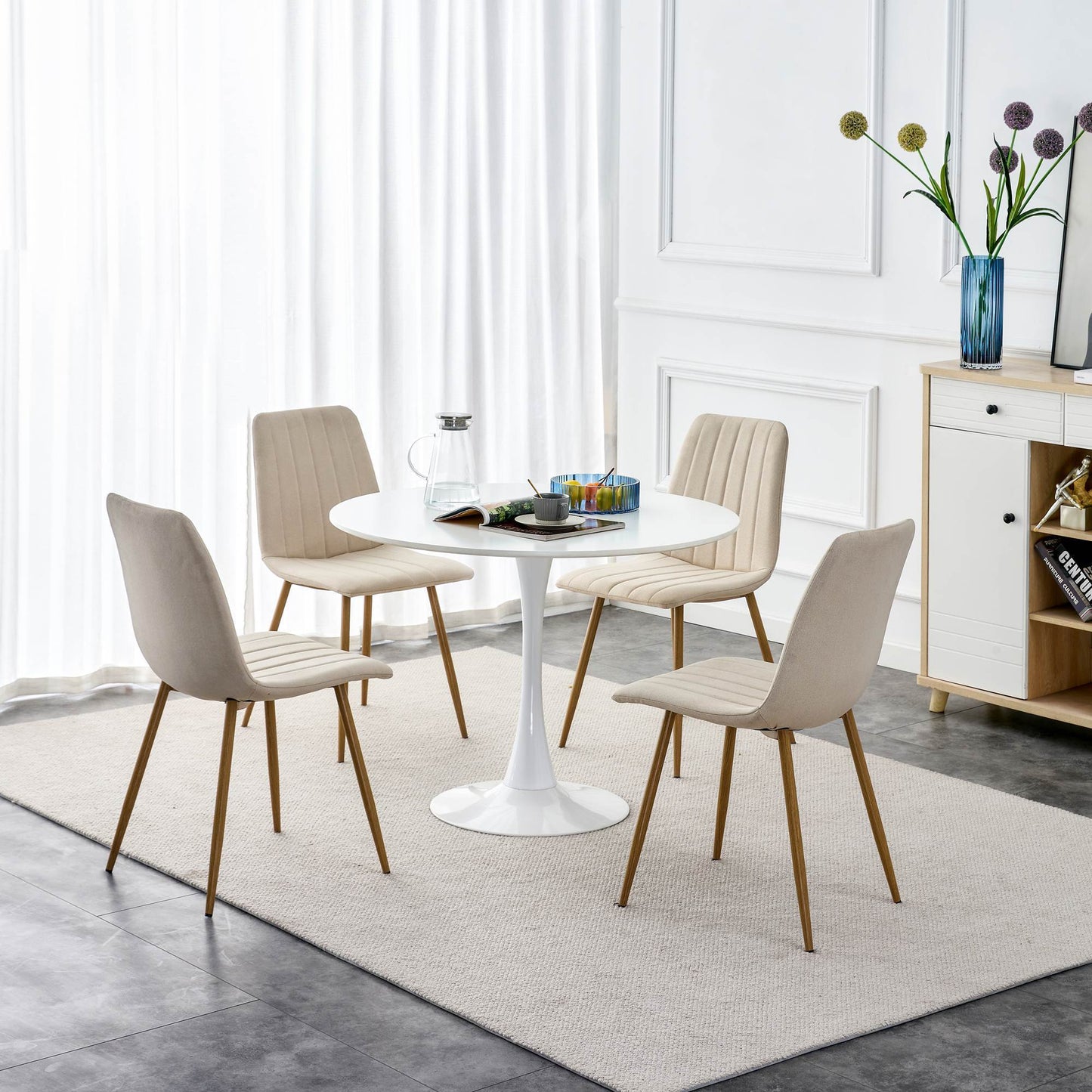 Otto Dining Chair (Set of 4) - Beige