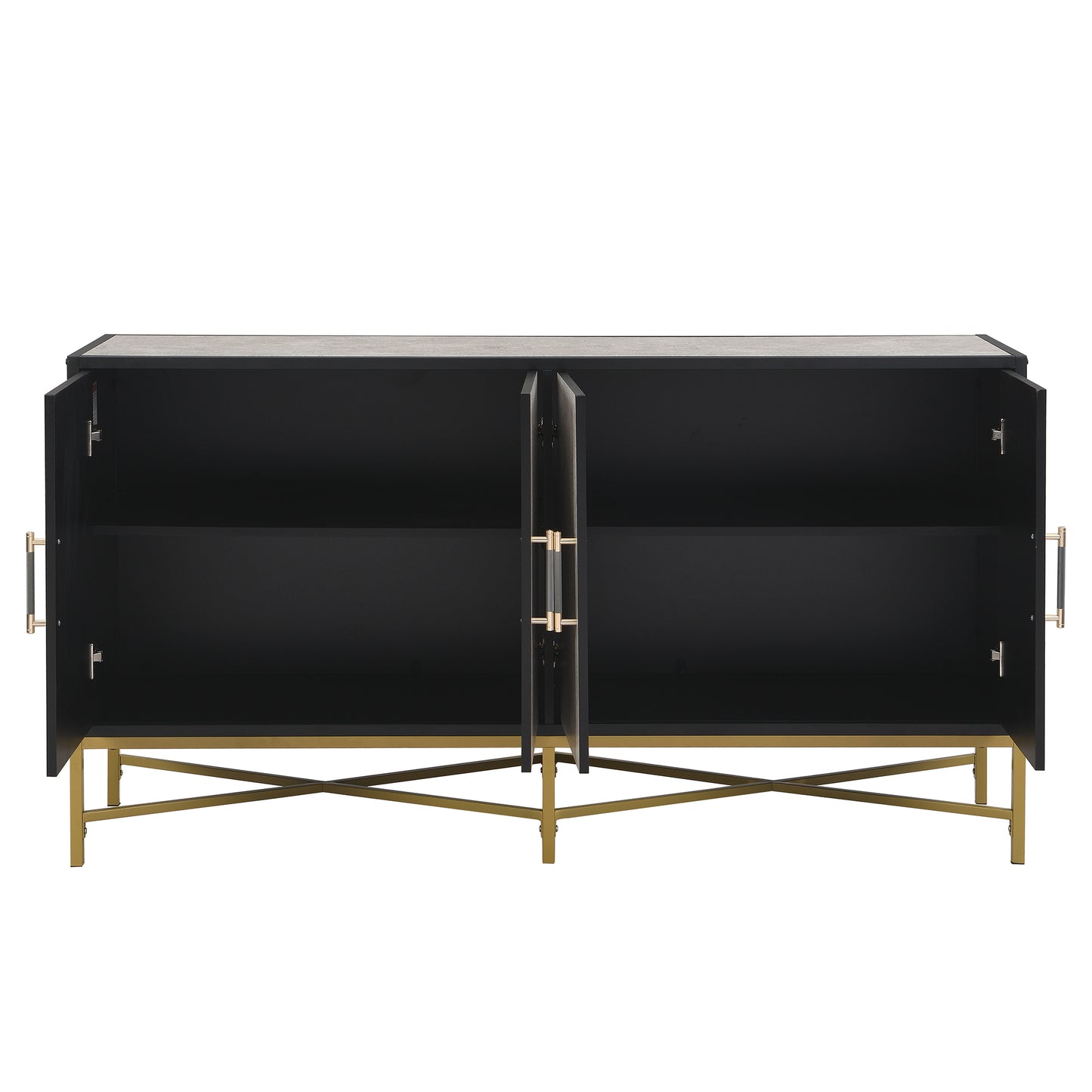 Ami  Four-Door Sideboard - Gray