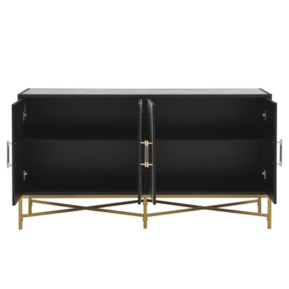 Ami  Four-Door Sideboard - Gray