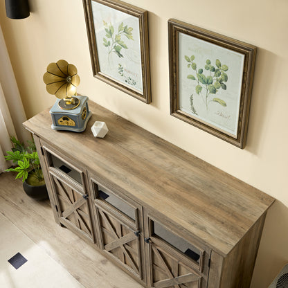 Rosa Farmhouse Sideboard Buffet - Gray Wash