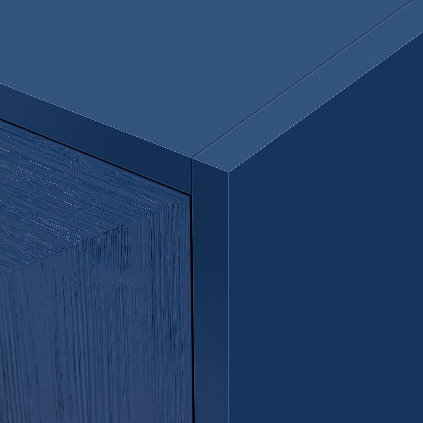 Carri Versatile Four-Door Sideboard Buffet - Navy Blue
