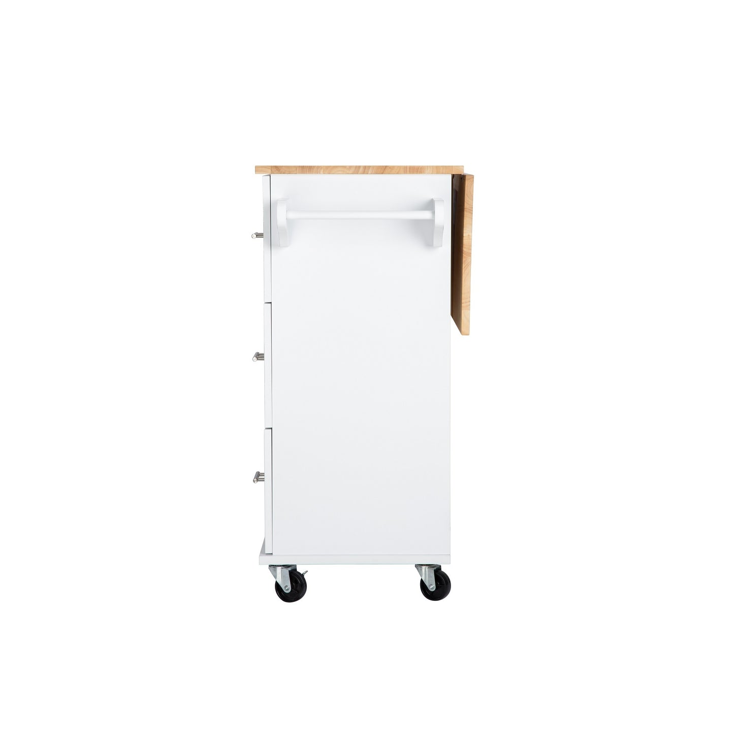 Savvy Kitchen Island & Kitchen Cart - White