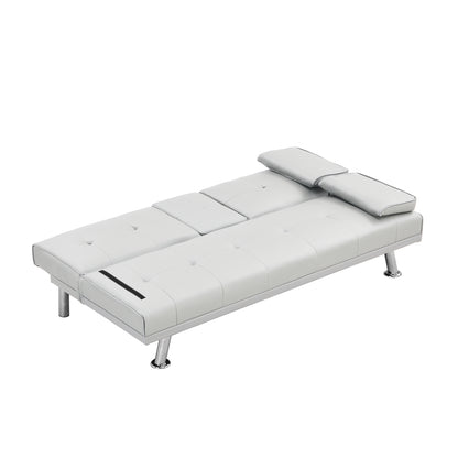 Devo Convertible Sofa Bed  - White