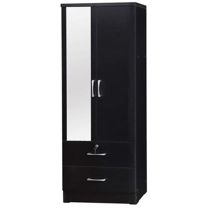 Go Green Woods Grace Armoire Wardrobe with Mirror & Drawers