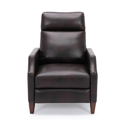 Biscoe Push Back Recliner - Brown