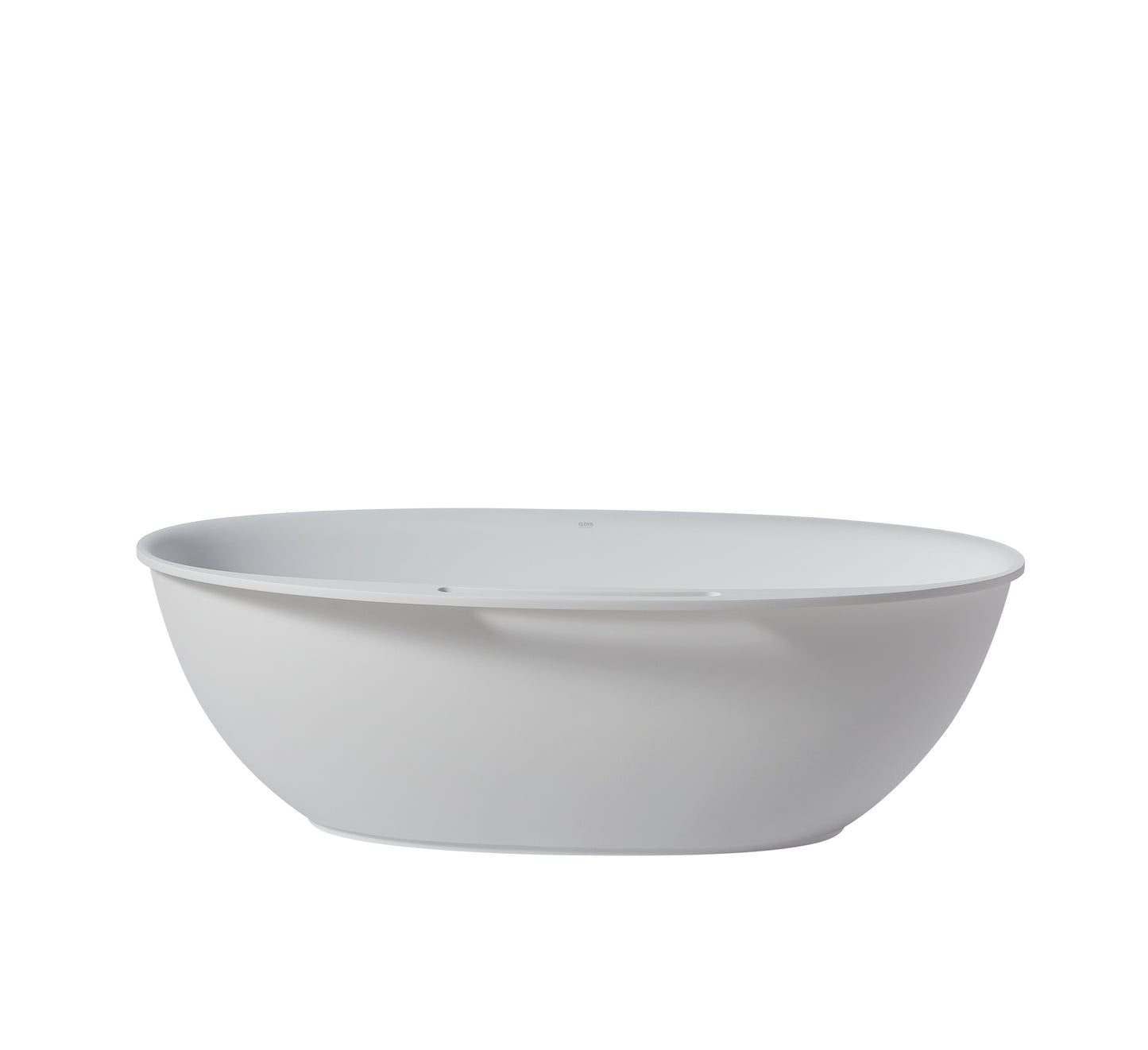 Rossi Solid Surface Freestanding Bathtub - White