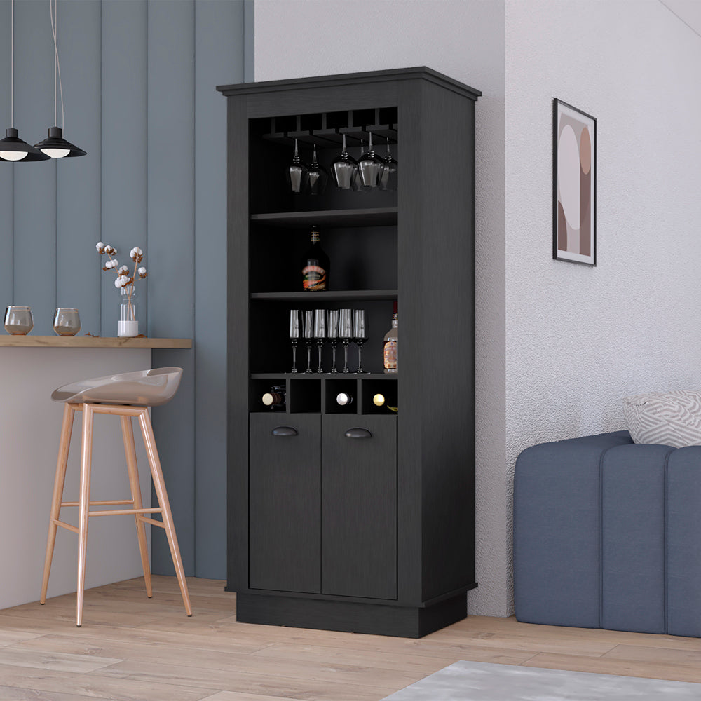 Provo Bar Cabinet - Black