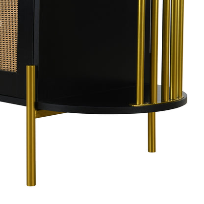Amari 2- Rattan Door - Black