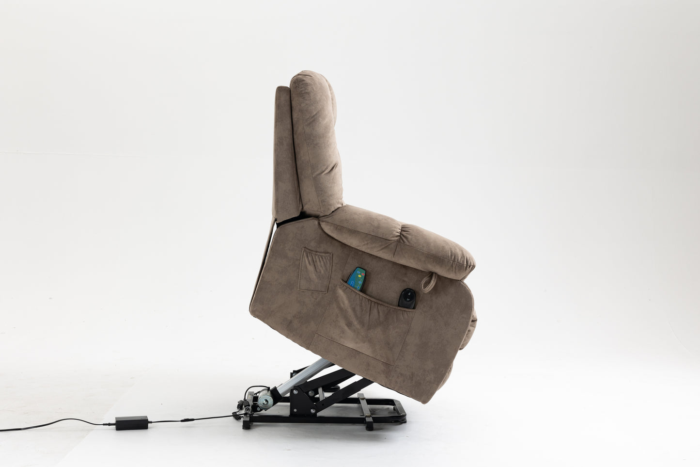 Kiara Recliners Lift Chair - Beige+Brown