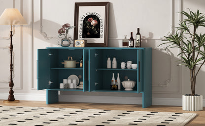 Miya Retro Sideboard Buffet - Teal
