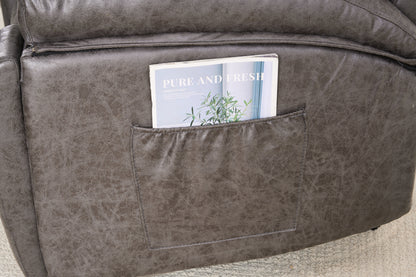Rocha Power Lift Recliner Chair with Massage - Gray