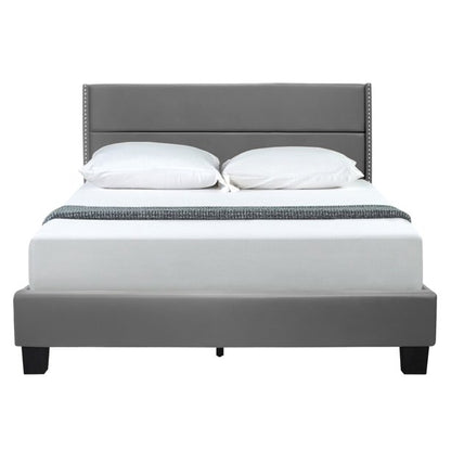 Go Green Woods Giulia Faux Leather Upholstered Full Platform Bed