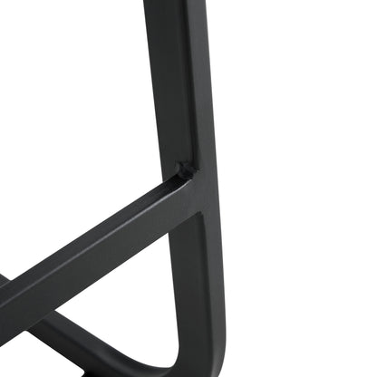 Regal PU Chair Barstool - Black Set of 2