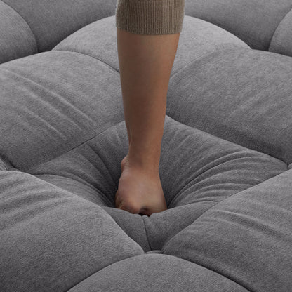 Moby Modular Convertible Sectional Sofa - Gray