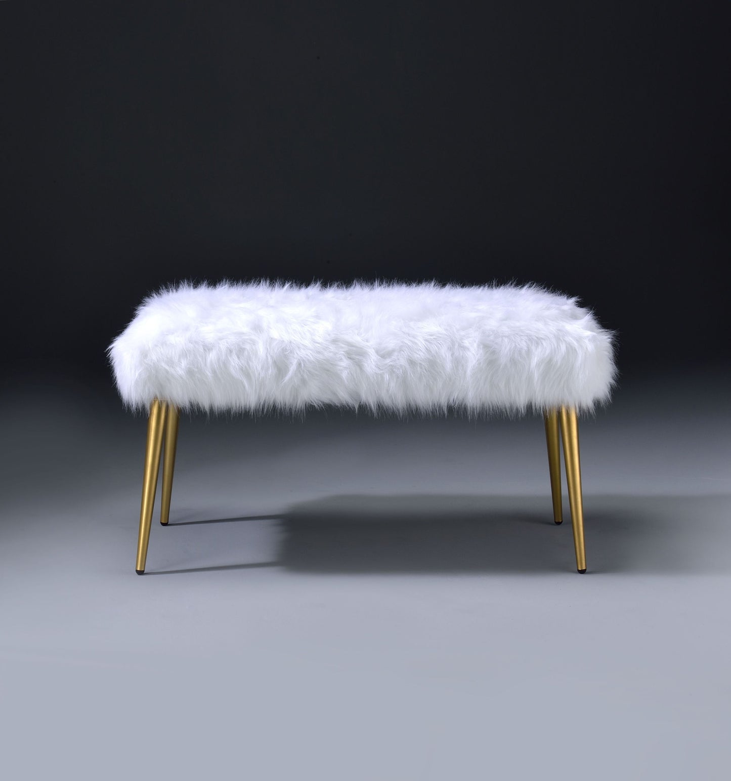 Bagley Faux Fur Bench