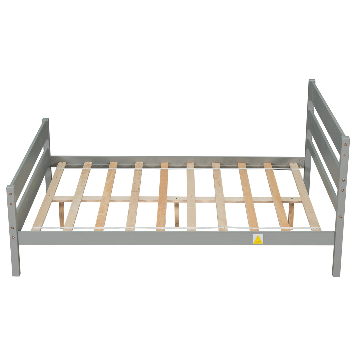 Saba Full Size Platform Bed Frame - Gray