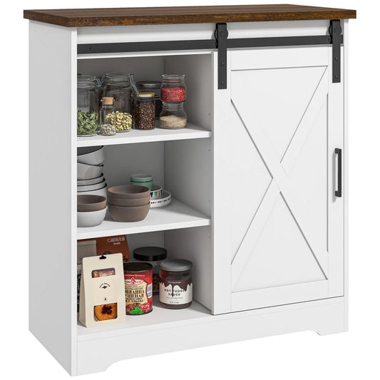 Arredo Farmhouse Sideboard Buffet - White