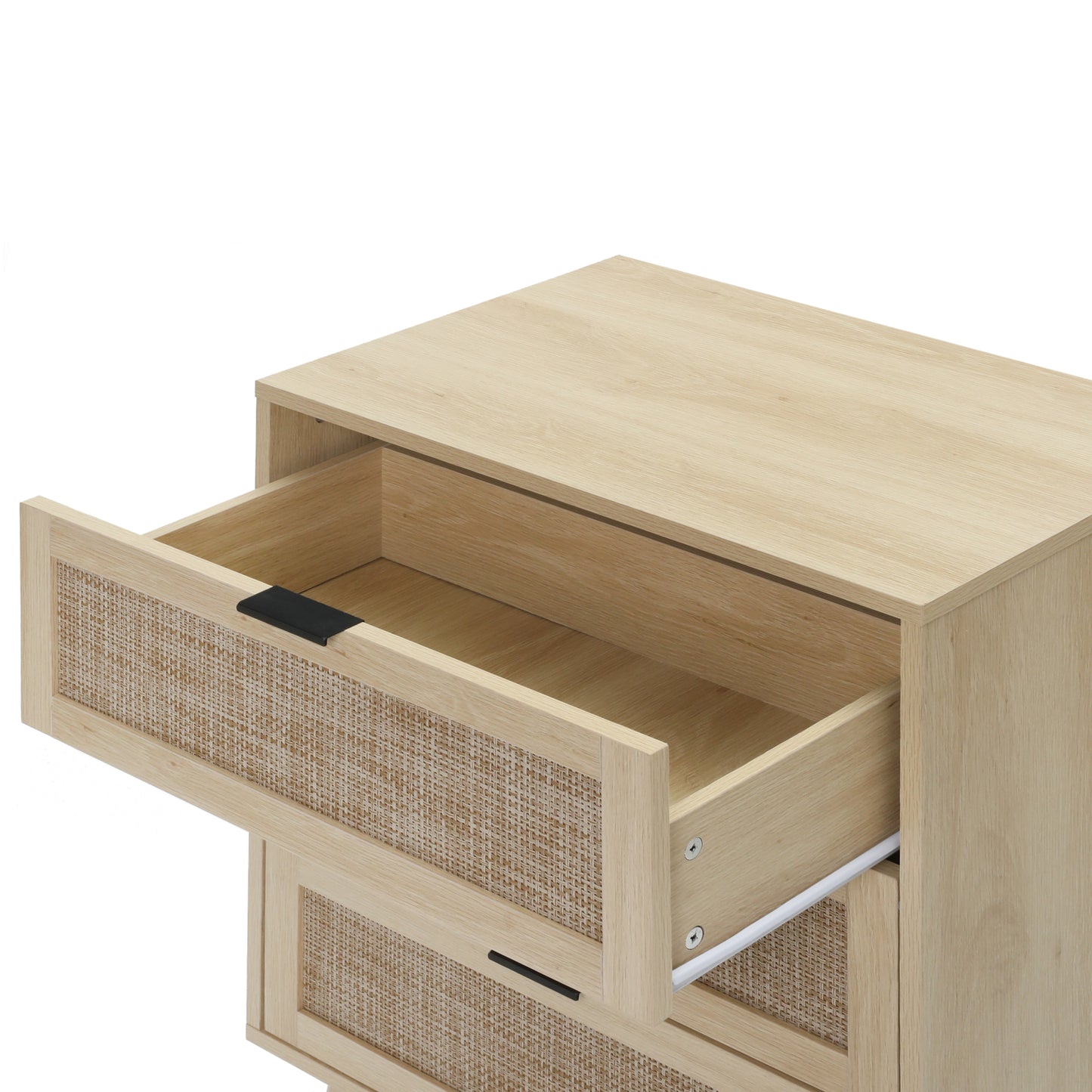 Kooboo 3 Drawer Nightstand End Table - Natural