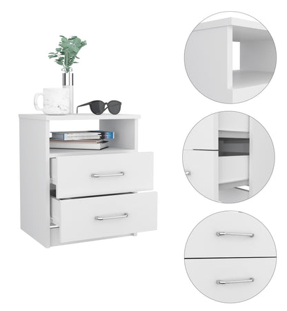 Brookeline 2-Drawer Nightstand - White