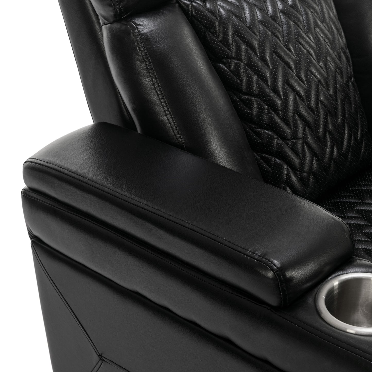 Comfort Max 270 Degree Swivel Power Recliner - Black