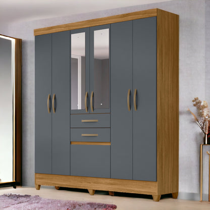 Wardrobe Mafra - Gray