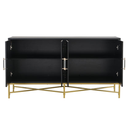 Ami  Four-Door Sideboard - Black