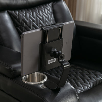 Comfort Max 270 Degree Swivel Power Recliner - Black