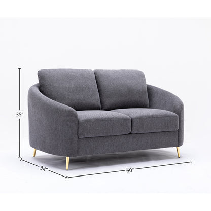 Yuina Linen Loveseat