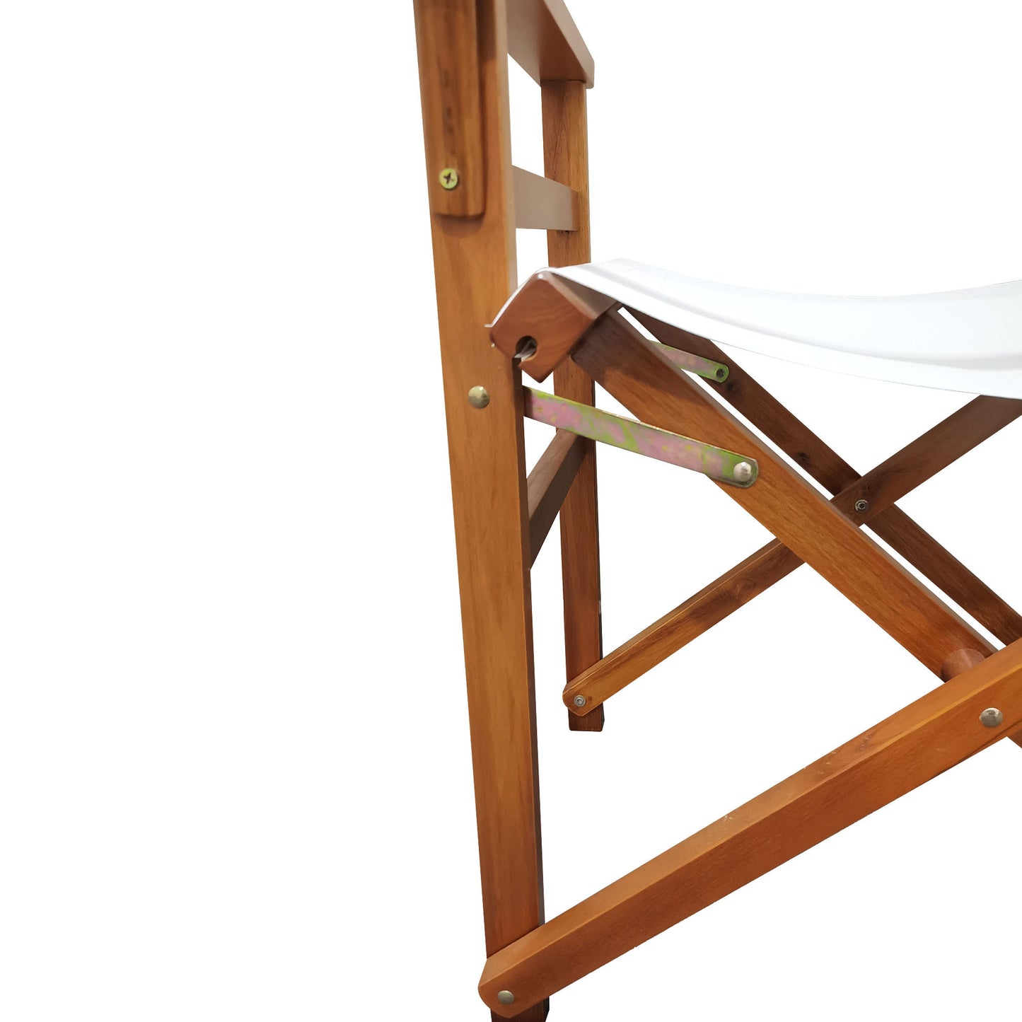 Nana Wooden Folding Director Chair - White
