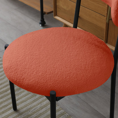 Juke Fabric Dining Chair (Set of 2) - Orange