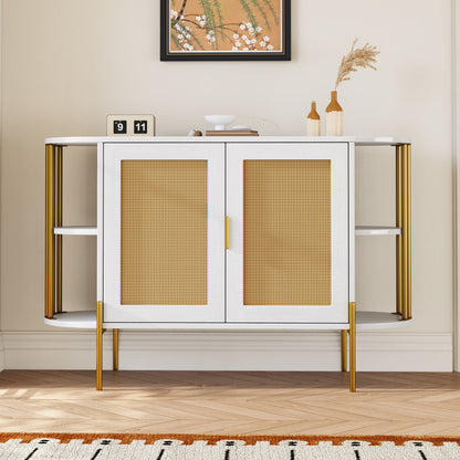 Amari 2- Rattan Door - White