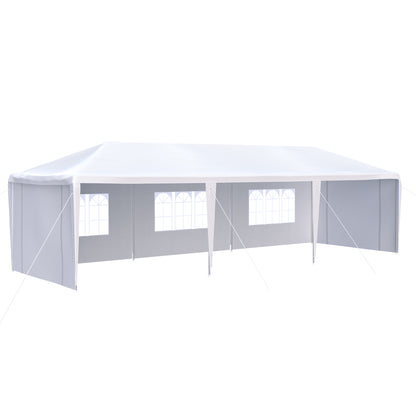 Bryon 10x30 ft Wedding Party Canopy - White