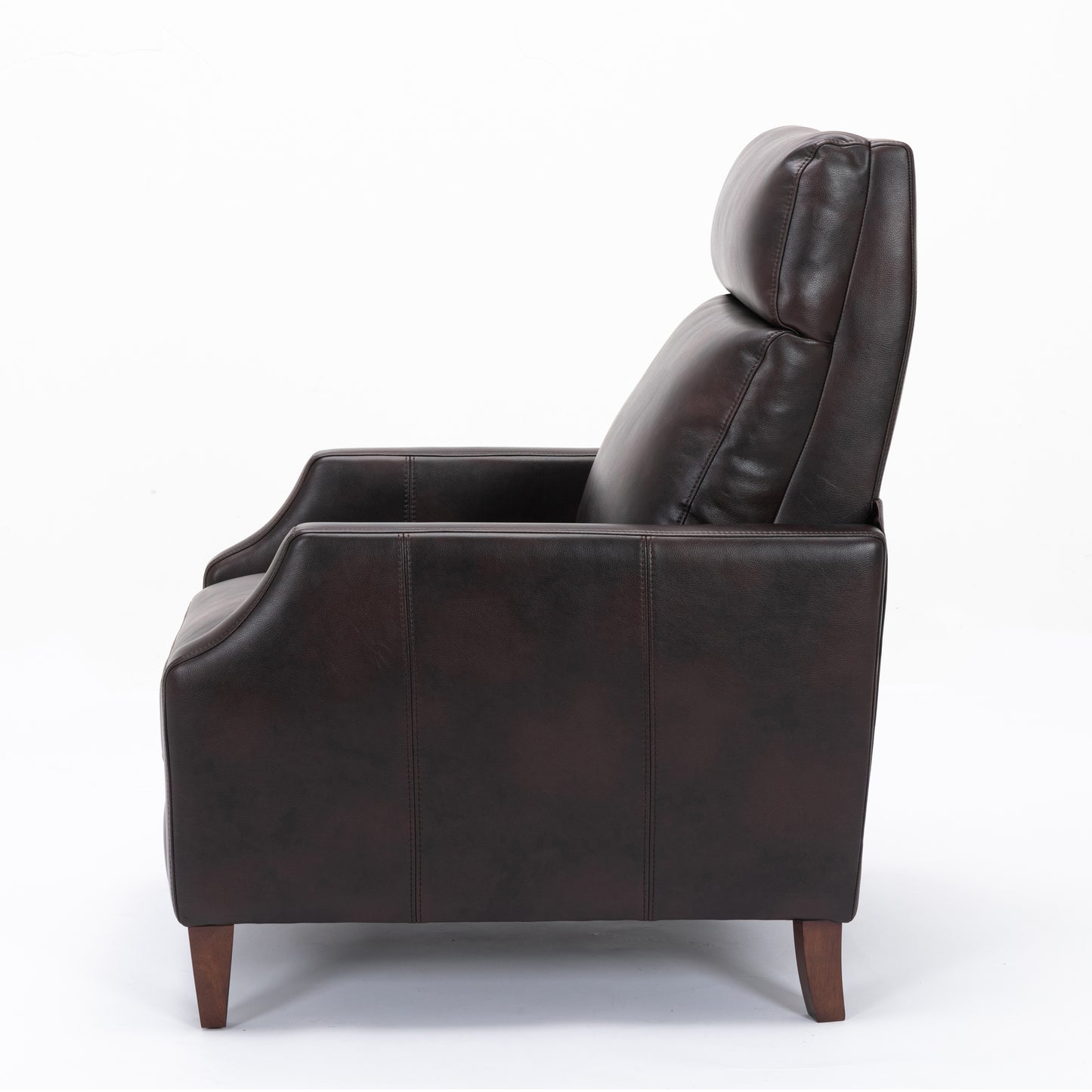 Biscoe Push Back Recliner - Brown