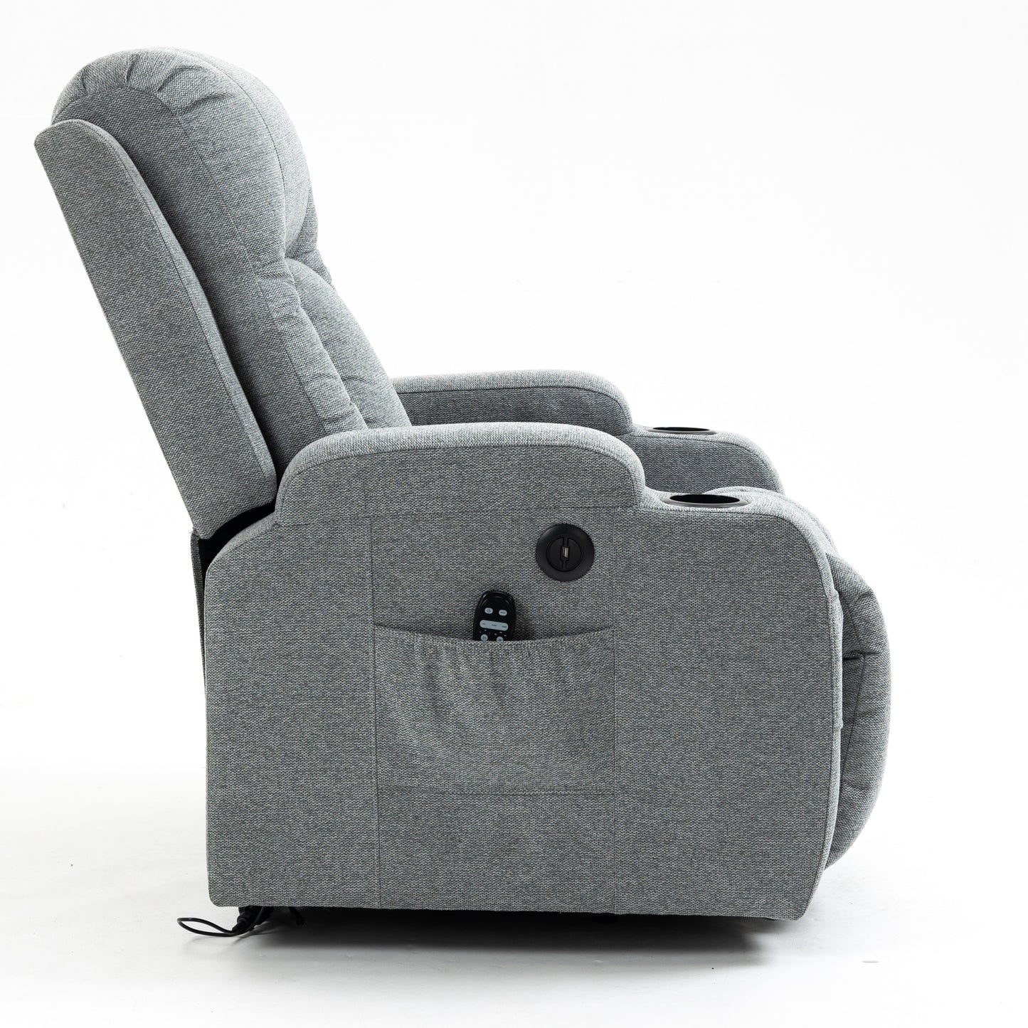 Logan Power Lift Recliner - Gray