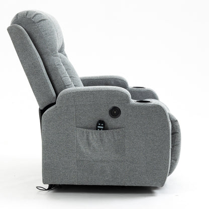 Logan Power Lift Recliner - Gray